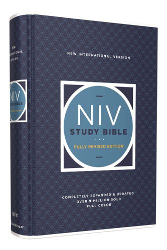 NIV Study Bible, Fully Revised Edition (Study Deeply. Believe Wholeheartedly.), Hardcover, Red Letter, Comfort Print - Hardcover