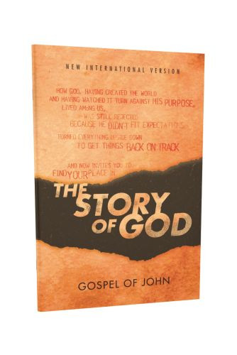 NIV, The Story of God, Gospel of John, Reader's Edition, Paperback - Softcover