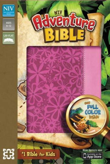 Adventure Bible, NIV - Imitation Leather, Pink With ribbon marker(s)