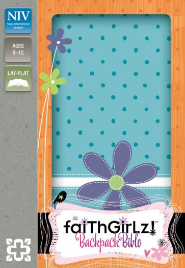 NIV Faithgirlz! Backpack Bible, Revised Edition - Imitation Leather, With ribbon marker(s) Turquoise