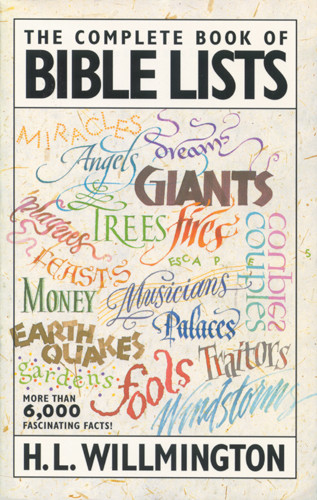 The Complete Book of Bible Lists - Softcover
