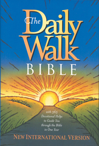 The Daily Walk Bible: NIV - Hardcover With printed dust jacket