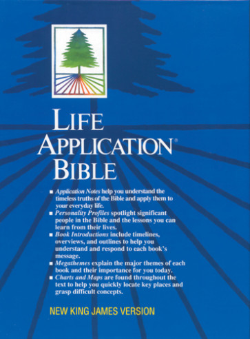 Life Application Bible: NKJV - Bonded Leather Black