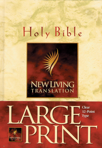 Large Print Bible: NLT1 - Hardcover