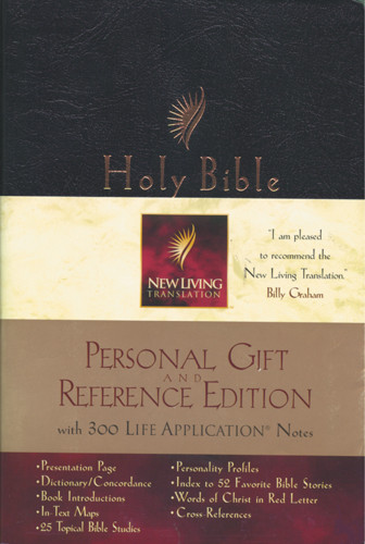 Personal Gift and Reference Edition: NLT1 - Imitation Leather Black