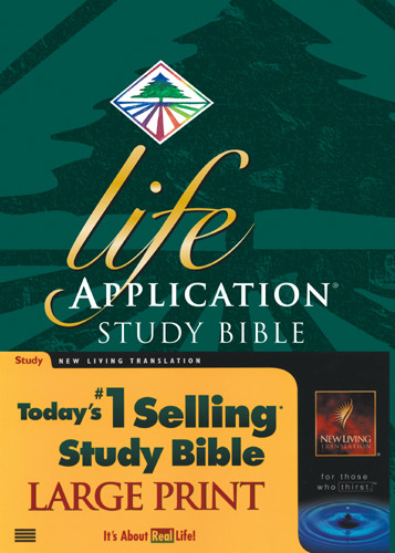 Life Application Study Bible Large Print: NLT1 - Hardcover With printed dust jacket and thumb index