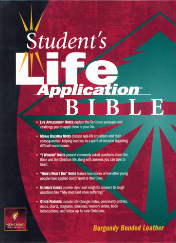 Student's Life Application Bible: NLT1 - Bonded Leather Burgundy