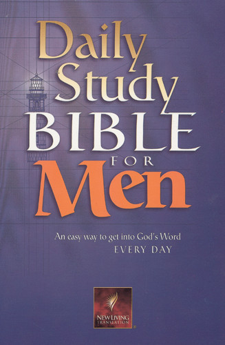 Daily Study Bible for Men: NLT1 - Bonded Leather Burgundy