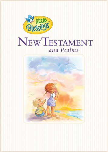 Little Blessings New Testament & Psalms - Hardcover