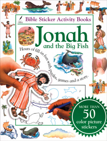 Bible Sticker Activity Book--Jonah and the Big Fish - Softcover