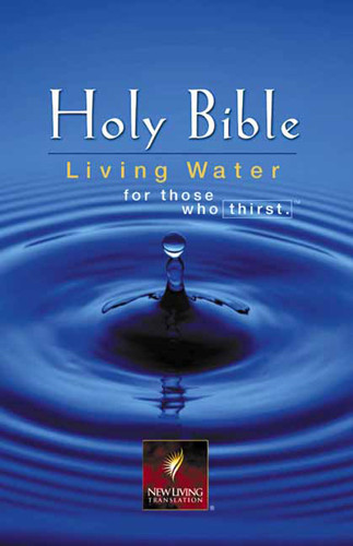 Living Water Bible: NLT1 - Bonded Leather Burgundy