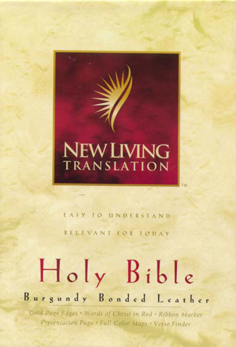 Holy Bible, Deluxe Text Edition: NLT1 - Bonded Leather Burgundy