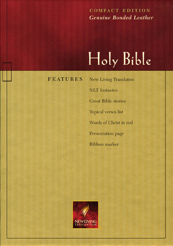 Compact Edition Bible NLT - Bonded Leather, British Tan Tan