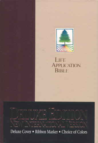 Life Application Bible: NIV - Hardcover Cobble/Plum