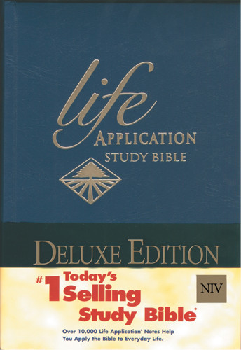 Life Application Study Bible NIV, Deluxe - Hardcover Blue