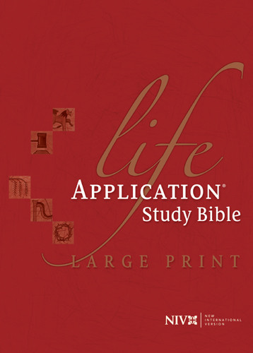 Life Application Study Bible Large Print: NIV - Hardcover