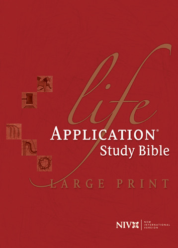 Life Application Study Bible Large Print: NIV - Hardcover With thumb index