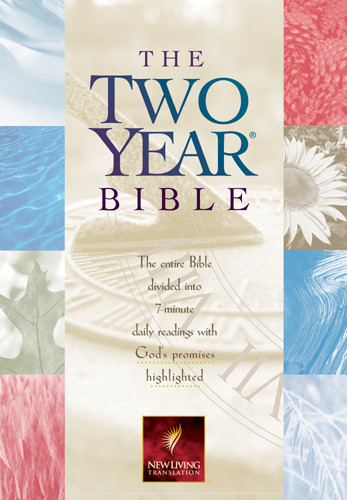 The Two Year Bible: NLT1 - Hardcover With printed dust jacket