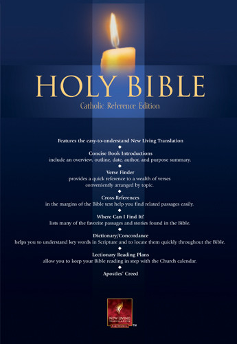 Reference Edition - Catholic: NLT1 - Imitation Leather Blue
