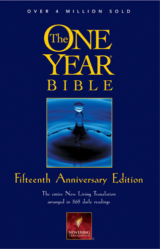 The One Year Bible Fifteenth Anniversary Edition NLT - Hardcover