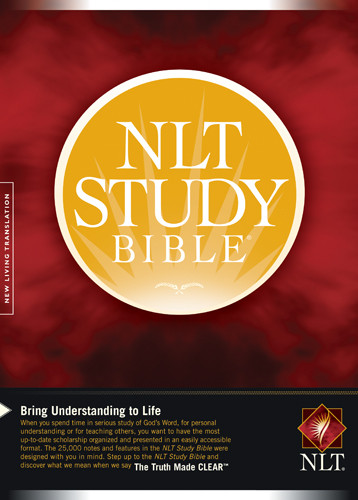 NLT Study Bible - Hardcover With printed dust jacket
