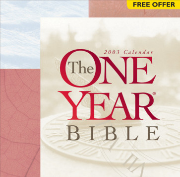 The One Year Bible 2003 Calendar - Calendar