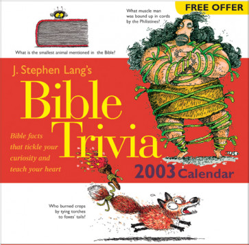 Lang's Bible Trivia 2003 Calendar - Calendar