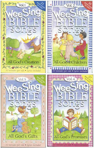Wee Sing Bible Songs Cassettes 4-pk - Audio cassette
