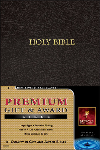 Premium Gift and Award Bible: NLT1 - Imitation Leather Black