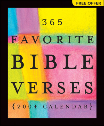 365 Favorite Bible Verses 2004 PPD Calendar - Calendar