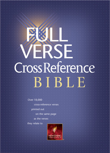 Full Verse Cross Reference Bible: NLT1 - Bonded Leather Burgundy