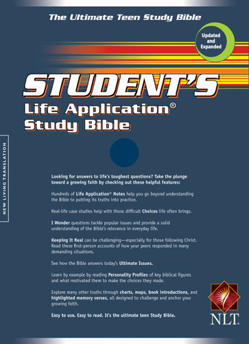 Student's Life Application Study Bible: NLT - Bonded Leather Navy