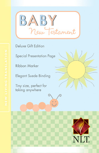 Baby New Testament: NLT - Suede LeatherLike Yellow With ribbon marker(s)