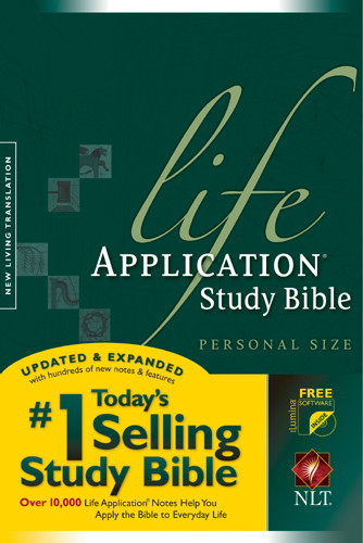 Life Application Study Bible NLT, Personal Size - Hardcover With printed dust jacket