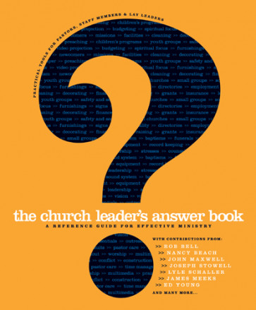 The Church Leader's Answer Book - Hardcover