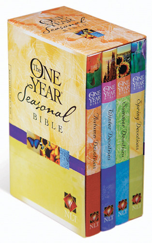 One Year Seasonal Bible NLT slipcase set - Softcover