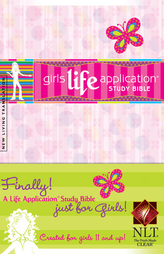 Girls Life Application Study Bible NLT - Hardcover