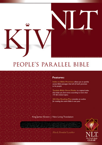 People's Parallel Edition KJV/NLT - Bonded Leather Black