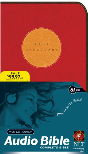 Holy Sanctuary, Bible on CD Voice Only OT/NT NLT - CD-Audio Imitation Leather,