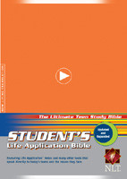 Student's Life Application Bible NLT - Softcover Orange