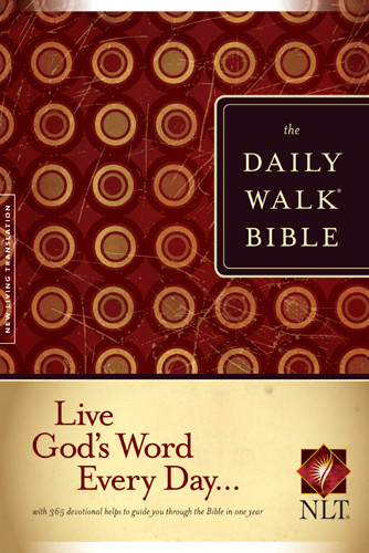The Daily Walk Bible NLT - Hardcover