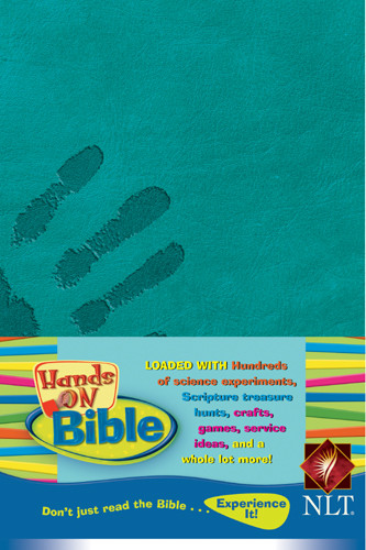 Hands-On Bible NLT - LeatherLike Jade Planet