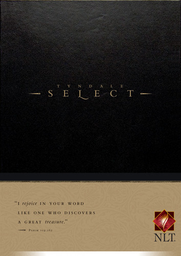 Tyndale Select Slimline Reference Large Print: NLT - Genuine Leather Mahogany