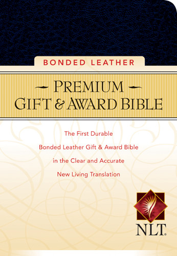 Premium Gift and Award Compact: NLT - Bonded Leather Navy