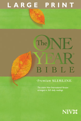 The One Year Bible Premium Slimline LP NIV - Hardcover With ribbon marker(s)