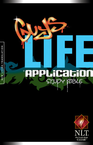 Guys Life Application Study Bible NLT - Hardcover