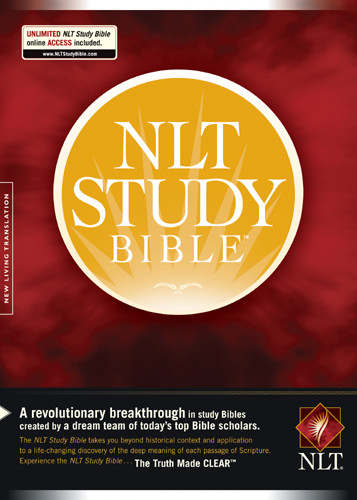 NLT Study Bible - Hardcover With printed dust jacket and thumb index