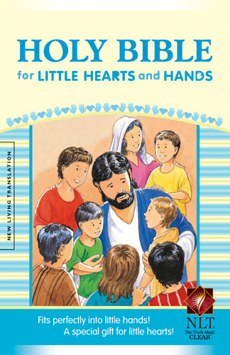 Holy Bible for Little Hearts and Hands NLT - Hardcover Blue