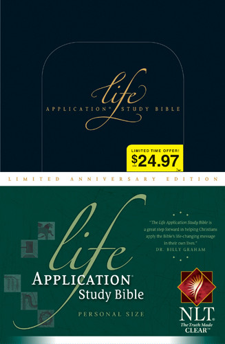 Life Application Study Bible NLT, Personal Size Limited Anniversary Edition - Hardcover