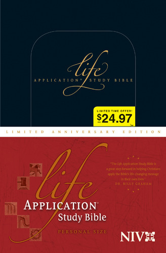 Life Application Study Bible NIV, Personal Size Limited Anniversary Edition - Hardcover